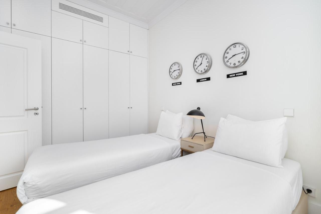 Whome Restauradores Deluxe W/ Elevator & Ac Perfect For Families & Friends Appartamento Lisbona